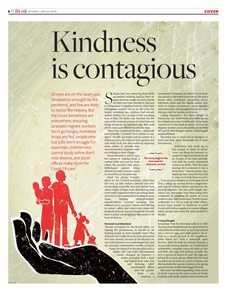 Kindness is contagious